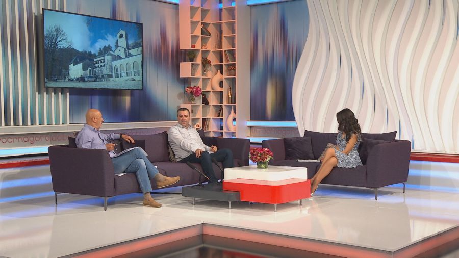 Šoć i Adžić u Jutarnjem programu (Foto: TVCG)